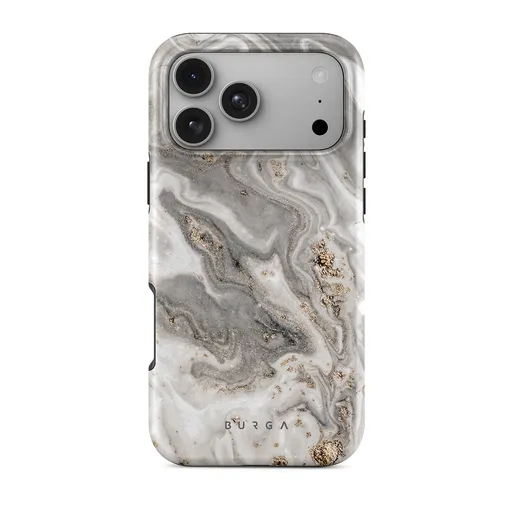 【新品未使用】BURGA iPhone17用ケース 大理石柄 iPhone 17 Pro Case, Snowstorm | BURGA
